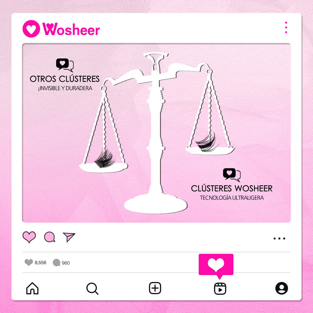 MATTE Lash Clusters - MX - WOSHEER